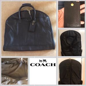 Authentic Leather Coach Garment Bag 